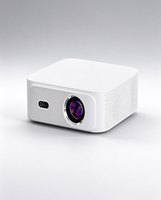Projecteur HTP A6 intelligent flexible LCD LED 400 lumens, stéréo HIFI, haut-parleurs intégrés, Android 13, 1080p, mini home cinéma portable