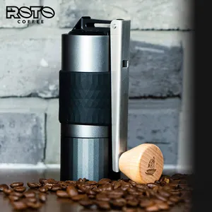 ROTO CAFFEE-Broyeur manuel en acier inoxydable, 5, 6, 7 étoiles, CNC, Japon