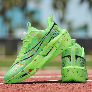 <span class=keywords><strong>Zapatillas</strong></span> Deportivas con Hebilla Giratoria para Hombre, <span class=keywords><strong>Zapatillas</strong></span> Deportivas con Diseño de Salpicaduras de Pintura Verde Azulado, Calzado Deportivo Ligero y Transpirable con Suela Gruesa para Mujer - Product Image 6