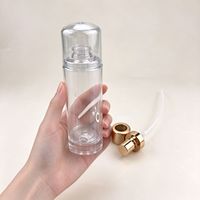 Flacon de parfum cylindrique à bouchon à vis en PET de 75 ml, 100 ml, 150 ml, style Victoria's Secret, flacon cosmétique