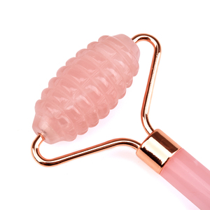 Ancient concubine beauty <span class=keywords><strong>secret</strong></span> home use facial massage DIY promotion spiked jade roller with silk box - Product Image 5
