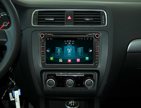 Lecteur DVD de voiture pour VW Volkswagen Seat Golf Passat Jetta Beetl Écran de navigation GPS Carplay 2 Din Car Stereo with Carplay