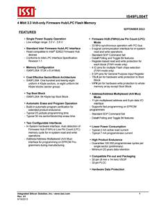 Mới ban đầu issi IS49FL004T-33VCE 4Mbit song song 33 MHz 120 NS 32-vsop trong kho Bộ nhớ Flash IC 32-vsop trong kho - Product Image 4