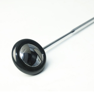 Marteau de percussion rond en acier inoxydable JAVIER noir KZC06, outil d'examen des réflexes nerveux - Product Image 3