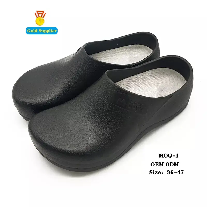 Hot Selling Pvc Slip Resistente Vrouwen Beste Kok Keuken Chef Schoenen Voor Mannen