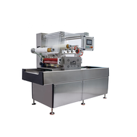 Offre Spéciale Automatique Plateau Scellant ZKM-550 Continu Vide MAP Machine D'emballage Viande Poulet Emballage Viande Farcie Coupes Emballage