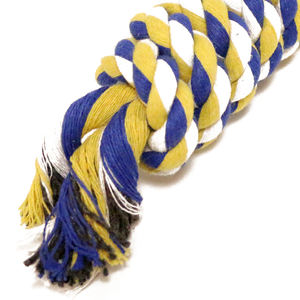 Corde en coton de 23 cm avec nœud en forme de bonbon pour jouets pour animaux de compagnie - Product Image 5