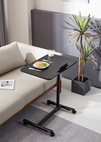 Table d'ordinateur portable pliable et réglable pour lit Table de chevet pour pieds ou canapé