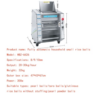 Mini machine commerciale pour la fabrication de perles de tapioca éclatantes (boba) et de boules de pâte de taro - Product Image 5
