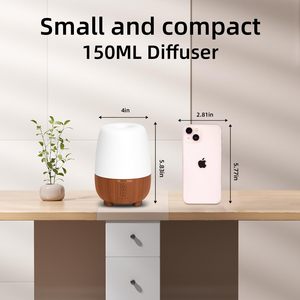 Electric USB Rechargeable 250ml Large Capacity Eco-Friendly <b>Portable</b> Ultrasonic Humidifier Aromatherapy <b>Diffuser</b> LED Household - Product Image 2