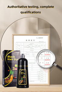 Shampoo Colorante 3 in 1 Meidu Nero Senza Ammoniaca Permanente Naturale alle Erbe con Olio di Argan Marrone Scuro 500ml per <span class=keywords><strong>Capelli</strong></span> Grigi - Product Image 6