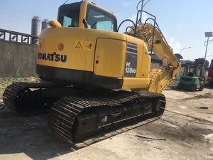 Excavatrice sur chenilles Komatsu Pc138US-8 Jaune Hydraulique pour travaux de construction 13 tonnes - Product Image 3