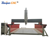 Machine de fraisage CNC 5 axes 3D pour la fabrication de bateaux en forme de bois, en polystyrène expansé, en MDF, en polyuréthane, en plâtre de gypse de grande taille
