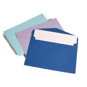 Enveloppes Western colorées 114x162mm |   Papier personnalisé avec logo, double collage |   Vente en gros pour les invitations et les cartes de membre - Product Image 3