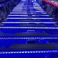 Barre de lumière rideau RGB 3-en-1 40x3W DMX à pixels pour festivals de musique, discothèques, effets de lavage, DJ, événements scéniques et mariages