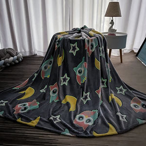 Custom Animal Pattern Super Soft <strong>Glow</strong> <strong>in</strong> <strong>the</strong> <strong>Dark</strong> Throw Flannel Blanket <strong>Wool</strong> for Boys Girls Kids - Product Image 6