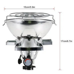 Solo Hoang Dã xách tay gas mini nóng ngoài trời ấm hơn Propane butan Lều nóng cắm trại bếp - Product Image 3