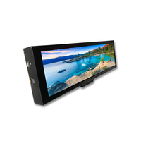 Écran portable LCD de 8,8 pouces 1920x480 60Hz Raspberry Pi PC IPS Mini écran tactile étiré de type barre LCD Écran de jeu pour étudiants