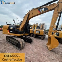 Excavatrice CAT 320D2L d'occasion 2023, faible nombre d'heures, stock frais, Caterpillar 21 tonnes, pelle sur chenilles hydraulique, meilleur prix