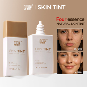 Fond de Teint Liquide Mat Couvrance Totale Hydratant Teinté <span class=keywords><strong>Maquillage</strong></span> Visage Cosmétique Waterproof Marque Privée Transparent à Moyen Teinté - Product Image 1