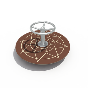 Équipement de terrain de jeu <span class=keywords><strong>rond</strong></span>-<span class=keywords><strong>point</strong></span> non alimenté de couleur vive enfants en plein air joyeux aller <span class=keywords><strong>rond</strong></span> pour parc d'attractions - Product Image 3