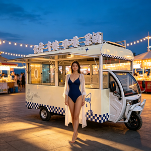 Comience un negocio móvil rentable en cualquier lugar con un remolque de café, <span class=keywords><strong>bar</strong></span> móvil, servicio de aperitivos, hot dogs y helados - Product Image 1