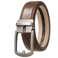 LY36-26145 Nouvelle ceinture décontractée pour homme, simple et personnalisée, boucle de ceinture en alliage de zinc, boucle automatique