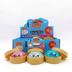 New Hot Dumpling Squishies Glitter Steamed Bun Baozi Mystery Box Stress Balls <b>Fidget</b> Sensory Toy Food Anti Tapestry Squeeze Ball - Product Image 1