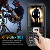 Téléphone robuste GSM téléphone portable pour personnes âgées personnes âgées senior avec quatre emplacements SIM grande batterie