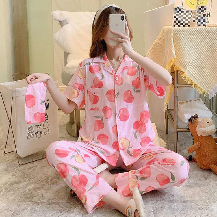women sleepwear summer pijama cozy pillama Alibaba