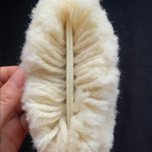 Tampon de polissage de laine d'agneau de haute qualité de 5/7 pouces à double face Tampons de polissage en laine pour voiture - Product Image 5