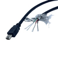 Cable de Datos USB a Mini5P con Conector Trapezoidal, Cable USB2.0 a Puerto T V3 para Disco Duro Mini