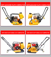Compacteur à plaque vibrante avec réservoir d'eau pour la compactation des fondations et des sous-sols, fabricant OEM en stock, certifié CE TUV