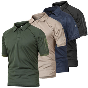 Camiseta Polo Azul Marino Táctica 100% Poliéster, Camisetas de Poliéster que Absorben la Humedad, <span class=keywords><strong>Manga</strong></span> <span class=keywords><strong>Larga</strong></span>, Proveedores - Product Image 5