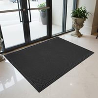 Moderne Kommerzielle Gummi-Geflochtene Netzmatte Mittlere Dicke Hochbelastbare Rutschfeste Schmutzfänger Rechteckige Bodenmatte für Garage