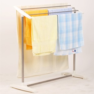 In Acciaio Inox Tubo Quadrato Asciugare I Vestiti Cremagliera Vestiti Del Bambino Pavimento In Piedi Asciugamano Rack Stand - Product Image 2