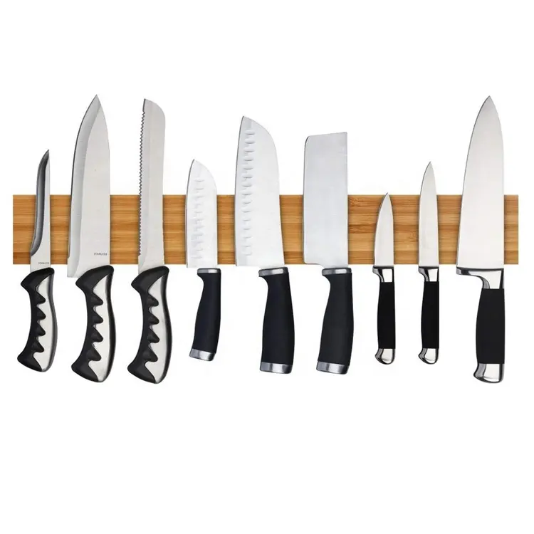 Kings hot sale trending product powerful magnetic tool holder/ magnetic knife rack wooden/stainless steel magnetic knife holder