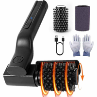 Brosse de nettoyage électrique rotative sans fil rechargeable à angle réglable avec long manche, écologique, résistante à la chaleur et lavable au lave-vaisselle