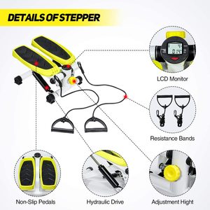 YUNPAO Fitness Workout Compact Stepper Ejercitador Mini Stepper Escalera portátil Steppers - Product Image 5