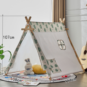 Tienda de interior personalizada Casa de juegos para niños Carpas triangulares Patrón multicolor Tienda de campaña para niños para jugar - Product Image 2