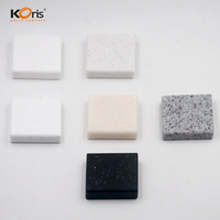 Dalle solide Koris Surface au design moderne en pierre artificielle pour murs, tables et applications hôtelières
