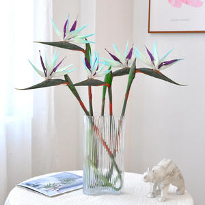 GZYX007 Vente en gros 63cm 85cm Heliconia Plastique Faux Oiseau de paradis <span class=keywords><strong>Fleurs</strong></span> artificielles <span class=keywords><strong>Strelitzia</strong></span> <span class=keywords><strong>Fleurs</strong></span> tropicales pour la décoration de la maison et de l'hôtel - Product Image 1