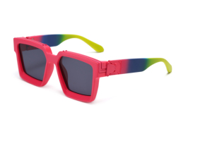 Солнцезащитные очки 2023 года, модные дизайнерские, с возможностью нанесения логотипа, стильные, роскошные, для женщин и мужчин, квадратные, металлическая оправа, UV400 - Product Image 4