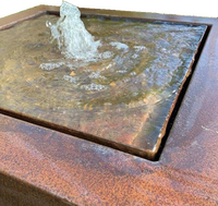 Table d'eau en cordage de jardin, fontaine et étang à eau, décoration