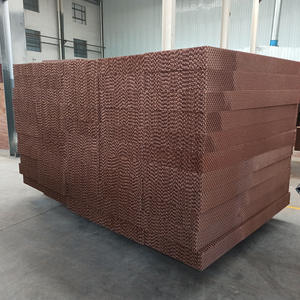 2025 Evaporative Cooling <b>Pad</b> Cellulose Corrugated <b>Paper</b> Farm Honey Comb Filter Air Cooling System - Product Image 6