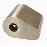 Cylindre de serrure de porte coupe-feu industrielle, grade 1 ANSI, finition brossée gris foncé, 1 clé, taille personnalisée, sécurité incendie d'urgence