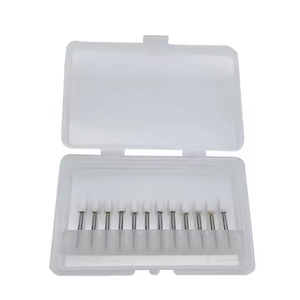 หัวขัดฟันแบบหินสีขาว 12 ชิ้น/กล่อง รุ่น FL2 สำหรับเครื่องกรอความเร็วสูง - Product Image 1