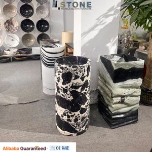 Lavabo de Pedestal em Pedra Sinterizada com Design Moderno para Wudu Muçulmano e Oração em Mesquitas, Mobiliário de Banheiro para Lavagem de Pés Wudumate - Product Image 2