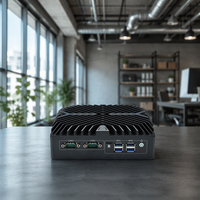 Nouveau design Mini PC sans ventilateur I7 1255U 10 cœurs 4,7 GHz 3xHD 4K DDR5 3xHD 4xUSB3.1 Win Linux SIM 3xIntel I226-V 2.5G Lan Prises US/EU