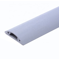 Gaine de protection pour câbles, canal de câbles en PVC demi-rond, gaine de câbles en PVC, canal de câbles